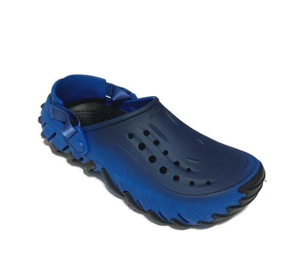 Crocs Echo Ro Clog Fade Blue Bolt Mens Size 7 Slip On Rubber Sole Sandals NWT